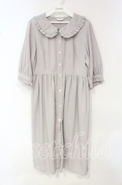 画像1: MILK / Grass court dress  グレー O-25-10-18-084-ML-OP-OW-OS