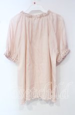 画像3: PINK HOUSE / ロゴ刺繍入りローンブラウス  ピンク O-25-10-18-085-LO-BL-OW-ZT326 (3)