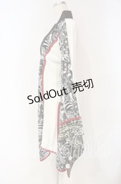 画像4: Qutie Frash / 2017年パティキュラ限定 着物カーディガン  モノクロ O-25-10-18-090-QU-JA-OW-ZI