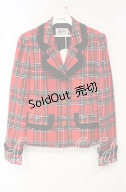 画像1: Katie / THE CUREフリルドジャケット F アカ O-25-10-18-094-LO-JA-OW-OS