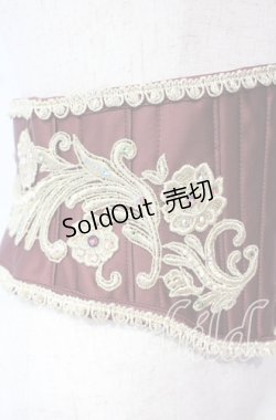 画像2: Baby Doll Tokyo / ショートコルセット M ワイン O-25-10-18-010-LO-TO-OW-OS