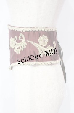 画像3: Baby Doll Tokyo / ショートコルセット M ワイン O-25-10-18-010-LO-TO-OW-OS