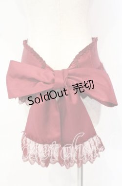 画像4: Enchantlic Enchantilly / チュールレースリボンコルセット  ワイン O-25-10-18-011-LO-TO-OW-OS