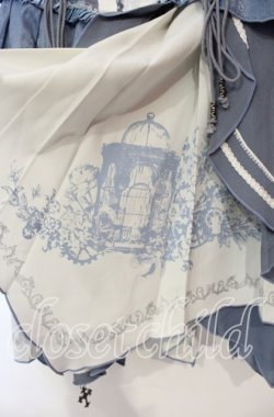画像3: Ozz oneste / Fairy tale rose スカート  ホワイト×サックス O-25-10-18-016-OO-SK-IG-OS