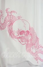 画像3: Qutie Frash / ハカマロングスカート  シロ×ピンク O-25-10-18-018-QU-SK-OW-OS (3)
