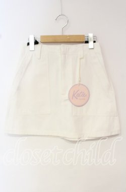 画像1: Katie / CASUALTIES mini skirt　スカート XS シロ O-25-10-18-021-LO-SK-OW-OS