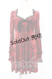 KILL STAR / ETARNAL TORMENT MINI DRESS ドレス S ブラック＊レッド O-25-10-19-001-SL-OP-IG-OS