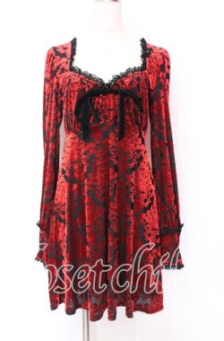画像1: KILL STAR / ETARNAL TORMENT MINI DRESS ドレス S ブラック＊レッド O-25-10-19-001-SL-OP-IG-OS