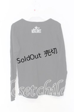 画像2: SEX POT ReVeNGe / スカルプリントカットソー  ブラック×ピンク O-25-10-19-041-SP-TO-IG-OS