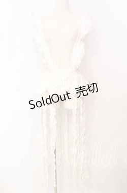 画像1: WONDERFUL WORLD / ピコフリルタック装飾ハーネス  シロ O-25-10-19-005-LO-TO-IG-OS