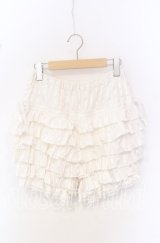 BPN / ティアードフリルドロワーズ  ホワイト O-25-10-19-048-GO-PA-IG-ZT236