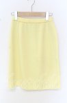 画像1: 【SALE】TOMATSU / プレーンスカート  イエロー O-25-10-19-049-LO-SK-IG-ZT223 (1)