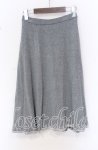 画像1: 【SALE】TOMATSU / スパンコールフラワーニットスカート 38 グレー O-25-10-19-050-LO-SK-IG-ZT224 (1)