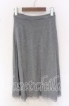 画像2: 【SALE】TOMATSU / スパンコールフラワーニットスカート 38 グレー O-25-10-19-050-LO-SK-IG-ZT224 (2)