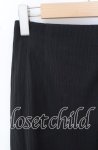 画像2: 【SALE】TOMATSU / シャドーストライププレーンスカート  クロ O-25-10-19-052-LO-SK-IG-ZT221 (2)