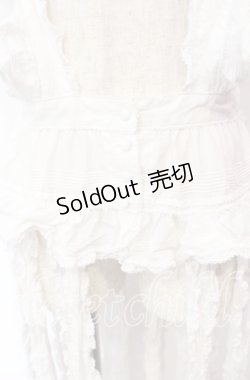 画像3: WONDERFUL WORLD / ピコフリルタック装飾ハーネス  シロ O-25-10-19-005-LO-TO-IG-OS