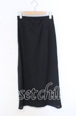 画像3: 【SALE】TOMATSU / シャドーストライププレーンスカート  クロ O-25-10-19-052-LO-SK-IG-ZT221 (3)