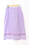 画像3: 【SALE】TOMATSU / パンジーモチーフミディスカート  ラベンダー O-25-10-19-053-LO-SK-IG-ZT221 (3)