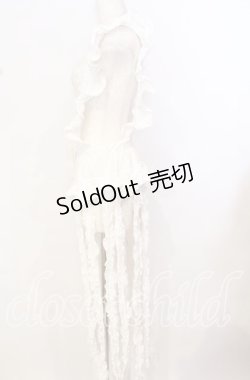 画像4: WONDERFUL WORLD / ピコフリルタック装飾ハーネス  シロ O-25-10-19-005-LO-TO-IG-OS