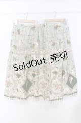 PINK HOUSE / レネアラローズパッチワークスカート【お直しあり】  ミント O-25-10-19-059-LO-SK-IG-OS