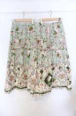 画像4: PINK HOUSE / レネアラローズパッチワークスカート【お直しあり】  ミント O-25-10-19-059-LO-SK-IG-OS (4)