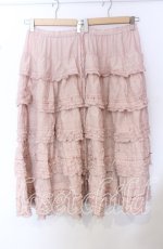 画像1: PINK HOUSE / ローンフリルスカート【お直しあり】  ピンク O-25-10-19-060-LO-SK-IG-OS (1)