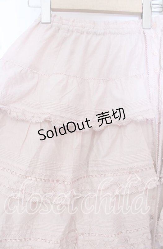 画像3: PINK HOUSE / ローンフリルスカート【お直しあり】  ピンク O-25-10-19-060-LO-SK-IG-OS (3)