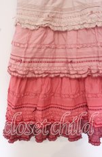 画像2: PINK HOUSE / グラデーションフリルスカート【お直しあり】  ピンク系 O-25-10-19-063-LO-SK-IG-OS (2)