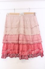 画像4: PINK HOUSE / グラデーションフリルスカート【お直しあり】  ピンク系 O-25-10-19-063-LO-SK-IG-OS (4)