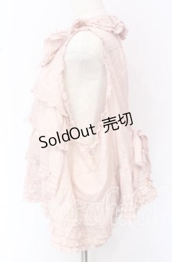 画像3: PINK HOUSE / ローンフリル段々ベスト【お直しあり】  ピンク O-25-10-19-066-LO-TO-IG-OS