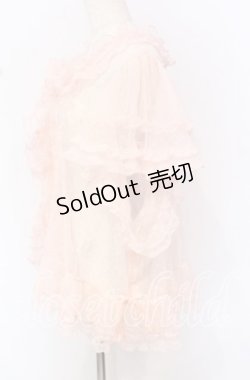 画像3: PINK HOUSE / ドットチュールオーバーブラウス【お直しあり】  ピンク O-25-10-19-067-LO-BL-IG-OS