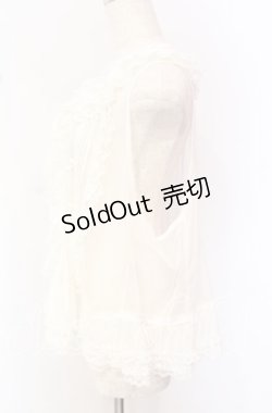 画像3: PINK HOUSE / ドットチュールベスト【お直しあり】  シロ O-25-10-19-068-LO-TO-IG-OS