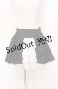 PUTUMAYO / Plasmagica・自作じゃないにゃ♪スカート M ブラック×ホワイト O-25-10-19-007-PT-SK-IG-OS