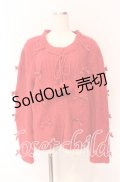 PINK HOUSE / ミニリボンいっぱいカーディガン  アカ O-25-10-19-070-LO-TO-IG-OS