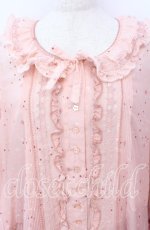 画像2: PINK HOUSE / Starry Sky プリントパッチワークワンピース【お直しあり】 生地付け足し（通常よりも大きなサイズ） ピンク O-25-10-19-085-LO-OP-IG-OS (2)
