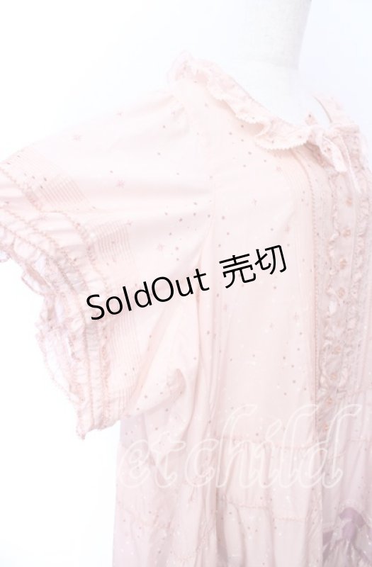 画像3: PINK HOUSE / Starry Sky プリントパッチワークワンピース【お直しあり】 生地付け足し（通常よりも大きなサイズ） ピンク O-25-10-19-085-LO-OP-IG-OS (3)
