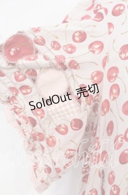 画像2: PINK HOUSE / チェリーのパッチワークワンピース【お直しあり】  ピンク O-25-10-19-086-LO-OP-IG-OS