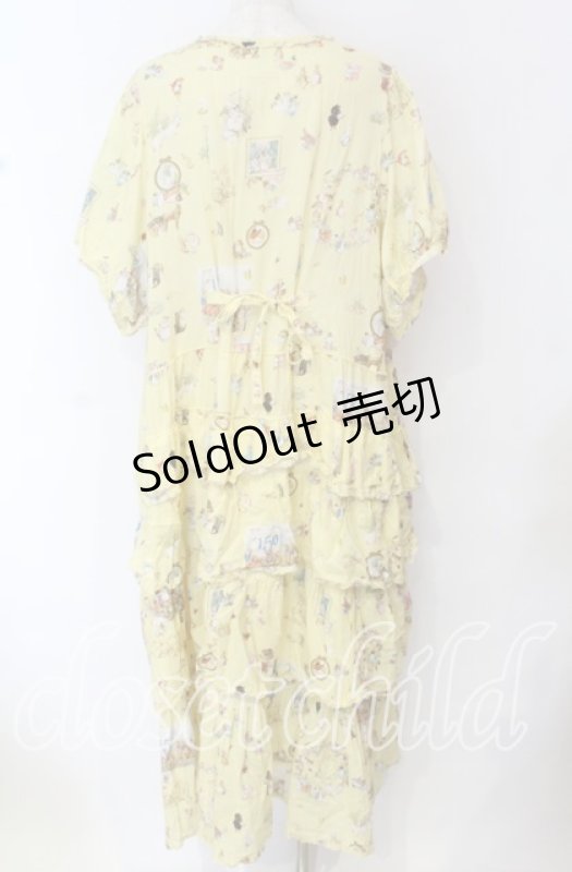 画像4: PINK HOUSE / ピーターラビットのワンピース【お直しあり】  イエロー O-25-10-19-087-LO-OP-IG-OS (4)