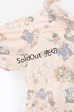 画像2: PINK HOUSE / マッドハッタープリントワンピース【お直しあり】  ピンク O-25-10-19-089-LO-OP-IG-OS