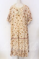 PINK HOUSE / チェックいちごロングワンピース【お直しあり】  アイボリー O-25-10-19-090-LO-OP-IG-OS