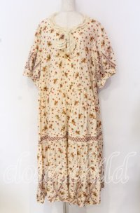 PINK HOUSE / チェックいちごロングワンピース【お直しあり】  アイボリー O-25-10-19-090-LO-OP-IG-OS