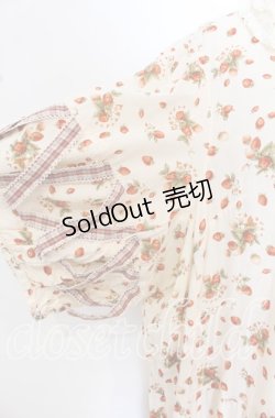 画像3: PINK HOUSE / チェックいちごロングワンピース【お直しあり】  アイボリー O-25-10-19-090-LO-OP-IG-OS