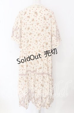 画像4: PINK HOUSE / チェックいちごロングワンピース【お直しあり】  アイボリー O-25-10-19-090-LO-OP-IG-OS