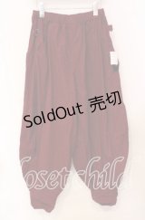 Deorart / エプロン付 バルーンシルエットパンツ【エプロン欠品】  ワイン O-25-10-19-011-PU-PA-IG-ZT220