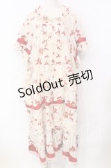 PINK HOUSE / ツインラビットワンピース【お直しあり】  アイボリー×アカ O-25-10-19-094-LO-OP-IG-OS