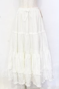metamorphose / 共フリルロングペチコート  シロ O-25-10-19-097-ME-SK-IG-OS