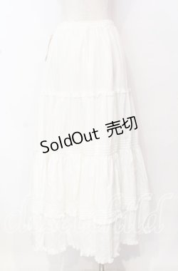 画像2: metamorphose / 共フリルロングペチコート  シロ O-25-10-19-097-ME-SK-IG-OS