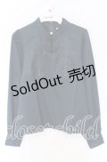 Amavel / Oriental Arabesqueマオカラーブラウス  グリーン O-25-10-19-100-CA-BL-IG-OS