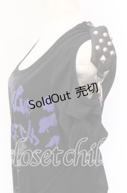 画像3: SEX POT ReVeNGe / STUDS A SYMMETRY ロングカットソー S ブラック O-25-10-19-101-SP-TO-IG-OS