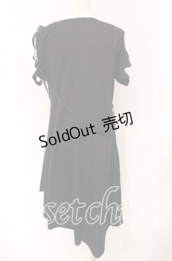 画像4: SEX POT ReVeNGe / STUDS A SYMMETRY ロングカットソー S ブラック O-25-10-19-101-SP-TO-IG-OS